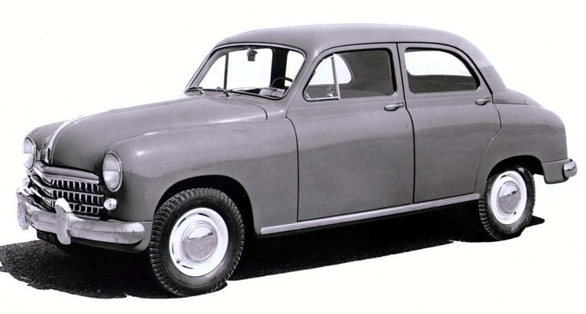 Fiat 1400 z roku 1950. Inspiracje aż nadto widoczne. Ale...