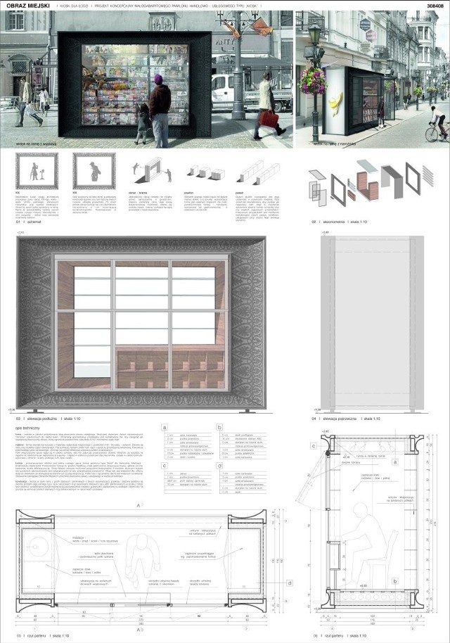 Tak mają wyglądać kioski handlowe w centrum Łodzi.