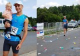 Damian Orzechowski biega w zawodach dla synka. Zbiera na protezę stópki 