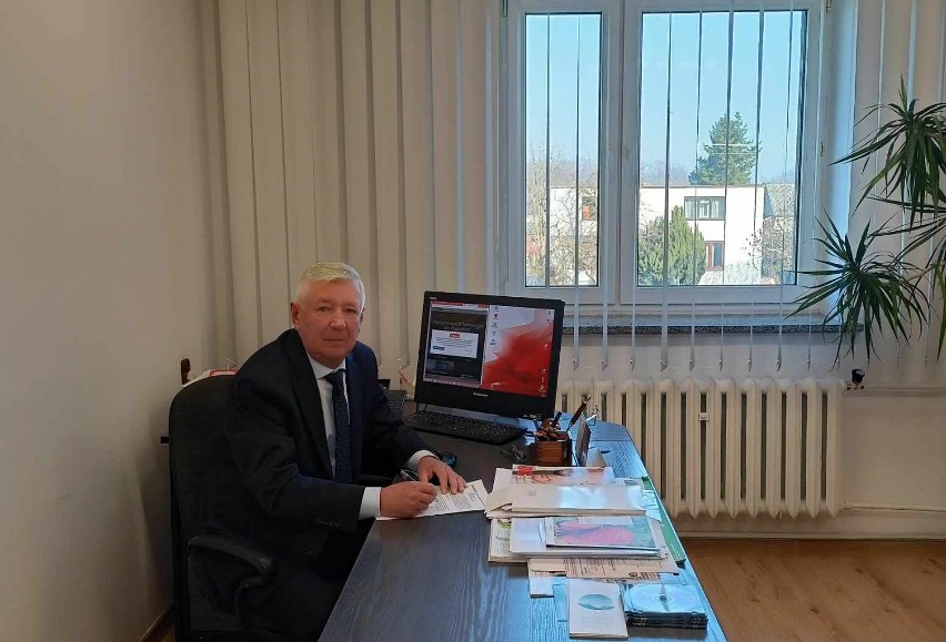 Wojciech Nowak, urzędujący wójt gminy Promna i kandydat w...
