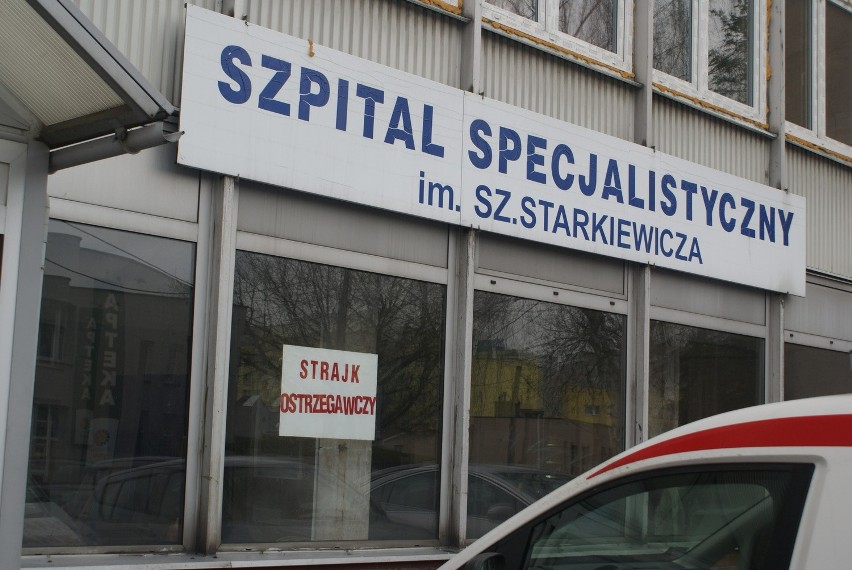 We wtorek w dąbrowskim szpitalu trwał dwugodzinny strajk...