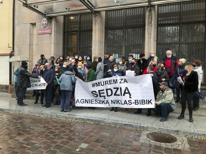 Protest słupskich sędziów