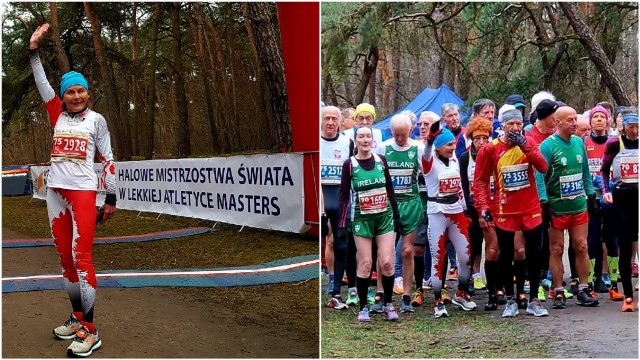 Barbara Prymakowska w biegu crossowym była jedyną Polką, która stanęła na podium w kategorii wiekowej powyżej 75 lat