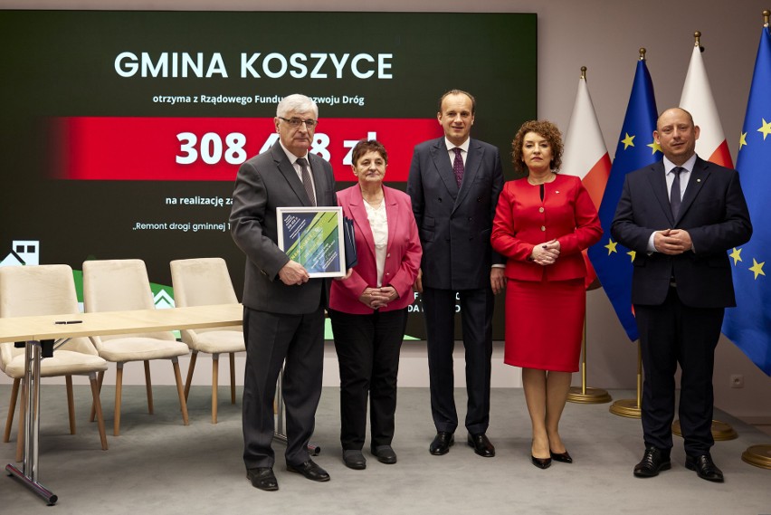 Gmina Koszyce otrzyma 310 tys. złotych
