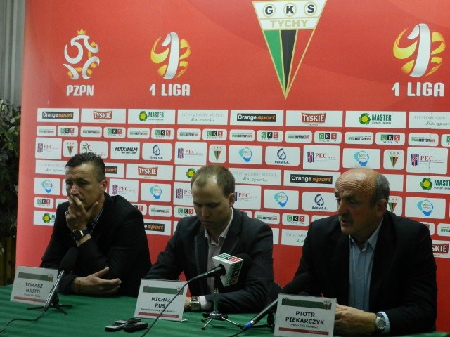 Trenerzy po meczu GKS Tychy - GKS Katowice