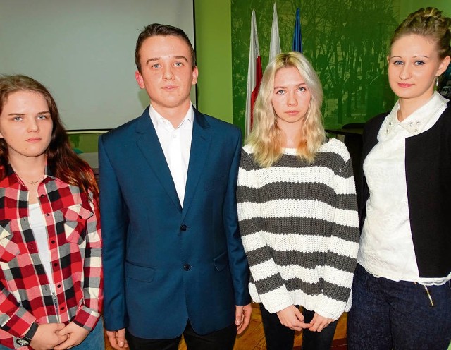 Od lewej: Dominika Walka, Maciej Kumon, Weronika Karpacka i Magdalena Magiera