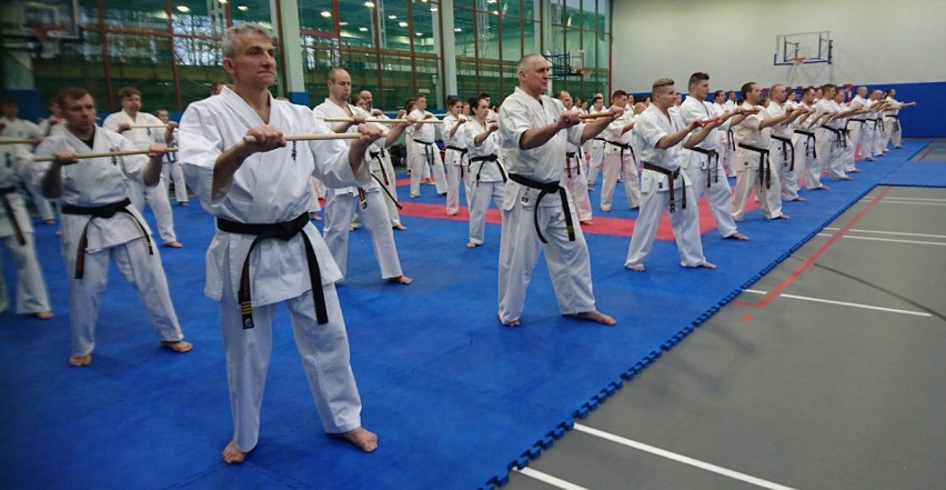 Dziewięć osób z Golubsko-Dobrzyńskiego Klubu Karate...