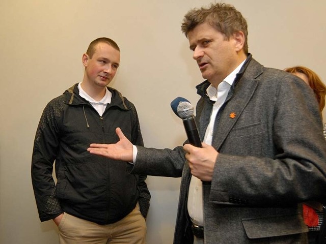 Janusz Palikot w Rzeszowie.