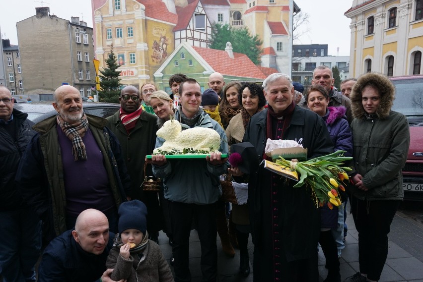 Święcenie pokarmów w kościele świętej Małgorzaty na...