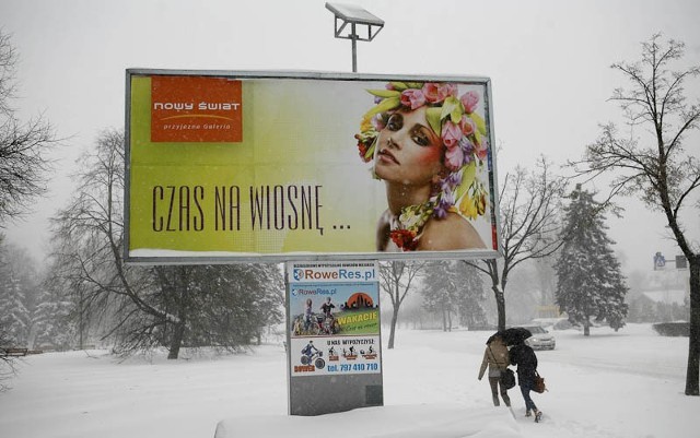 Atak zimy w RzeszowieAtak zimy w Rzeszowie.