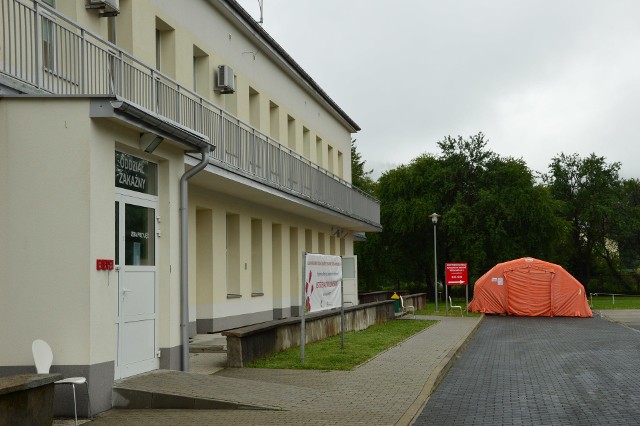 Oddział zakaźny szpitala powiatowego w Myślenicach