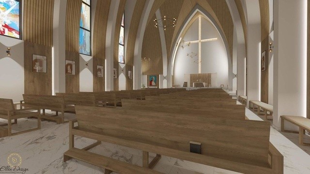 Tak nowy kościół w Opolu będzie wyglądał w środku.