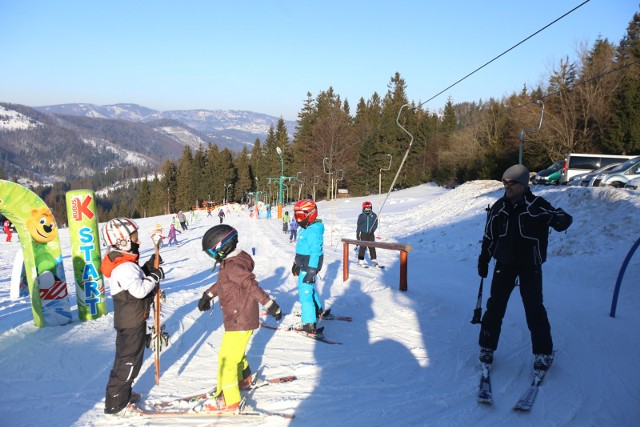 Szczyrk, stok narciarski Biały Krzyż