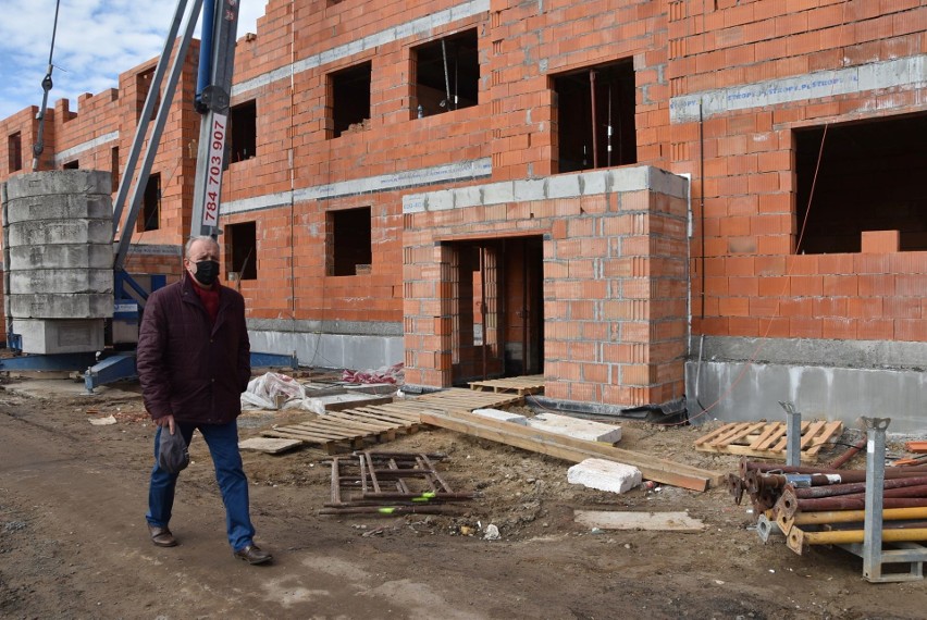 Na działce przy ul. Rożanowicza na os. Rządz w Grudziądzu...