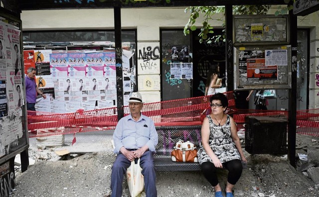 W niektórych miejscach Grecji kryzys wyraźnie rzuca się w oczy
