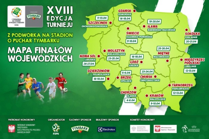 Międzyrzec Podlaski będzie gospodarzem finałów wojewódzkich turnieju piłkarskiego dla najmłodszych „Z Podwórka na Stadion o Puchar Tymbarku”