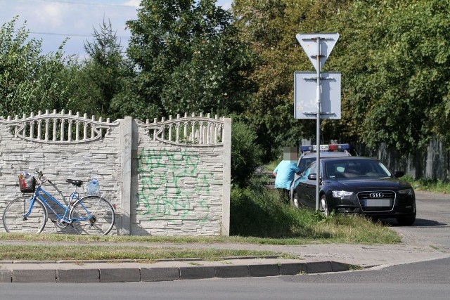 Wypadek z udziałem rowerzysty na skrzyżowaniu Toruńskiej z Kwidzyńską