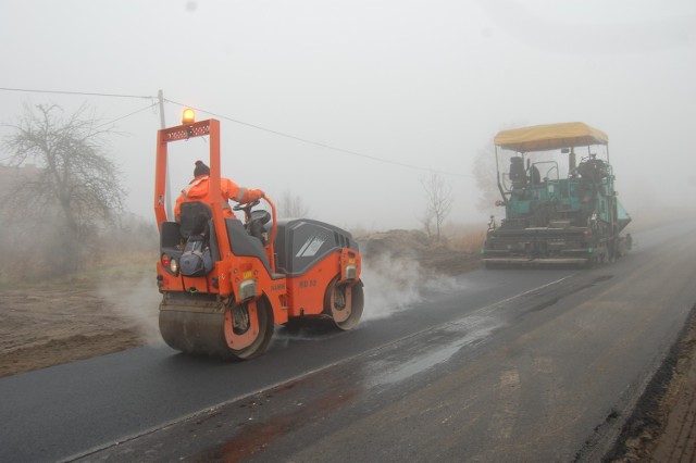 Prace na Odcinku: Suchary- Gumnowice- Ślesin.