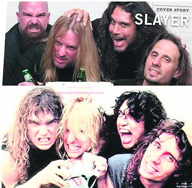Slayer w oryginalnym składzie u progu (tak upierzony był w...