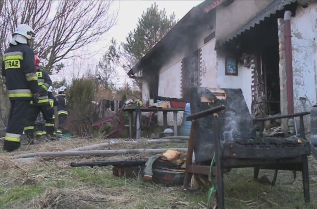 Pożar domu pod Częstochową. Jedna osoba nie żyje