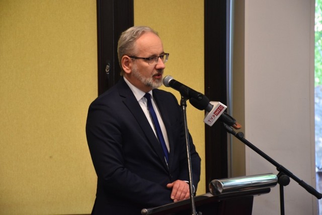 Adam Niedzielski - Minister zdrowia pojawił się w czwartek w Nowym Tomyślu, gdzie wygłosił wykład "Wyzwania służby zdrowia po pandemii".
