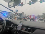 Wypadek na DK 1 w Goczałkowicach Zdroju. Cztery osoby ranne. Trasa jest zablokowana. Lądował helikopter LPR