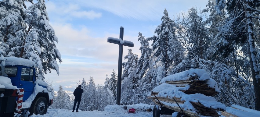 Wieża widokowa na Skiełku to najwyższy tego typu obiekt w...