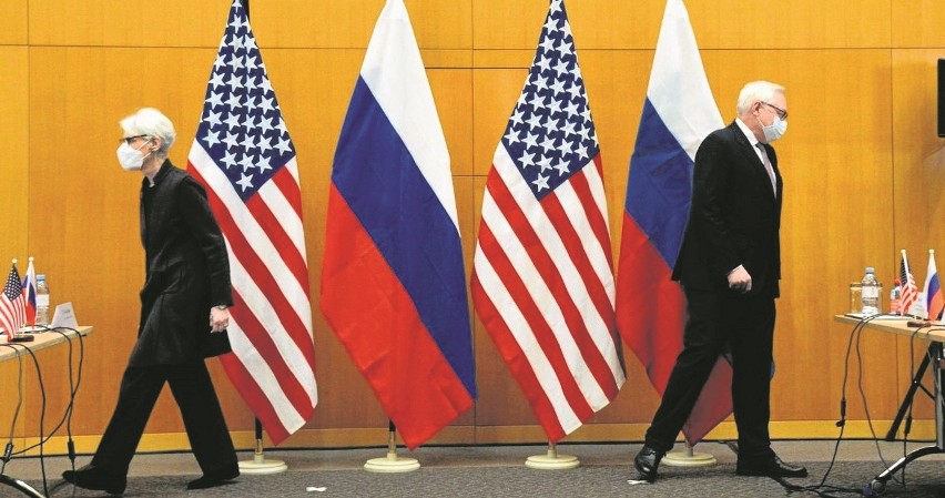 Rozmowy amerykańsko-rosyjskie w Genewie jesienią 2021 r. To...