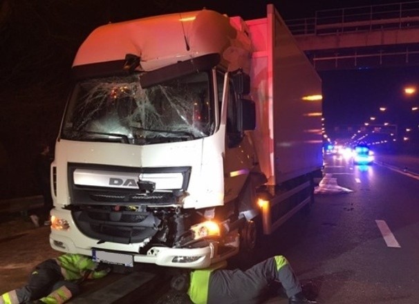 Do wypadku doszło we wtorek na autostradzie E17 w Antwerpii.