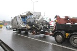 Wypadek tirów na A4 pod Wrocławiem. Duży korek