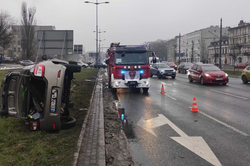 O dużym szczęściu w nieszczęściu może mówić młody kierowca...