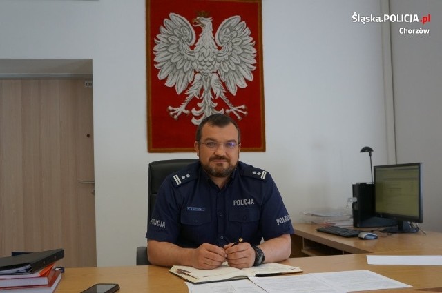 Młodszy inspektor dr Grzegorz Matuszek to nowy szef policji w Chorzowie