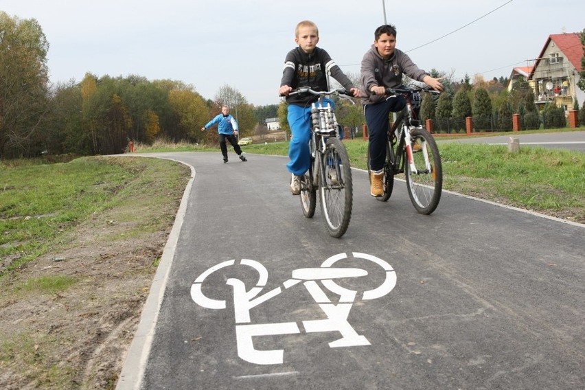 Nowa ścieżka rowerowa do Głobina...