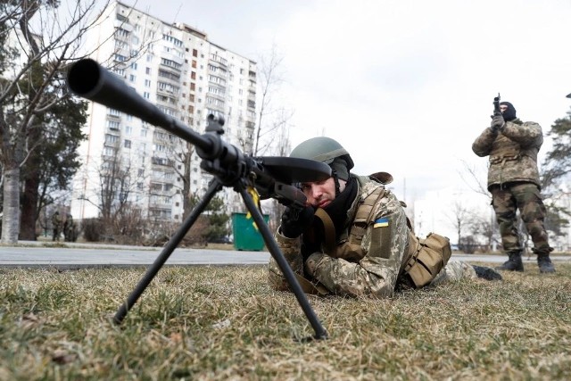 Kanadyjski snajper Wali w ukraińskim mundurze