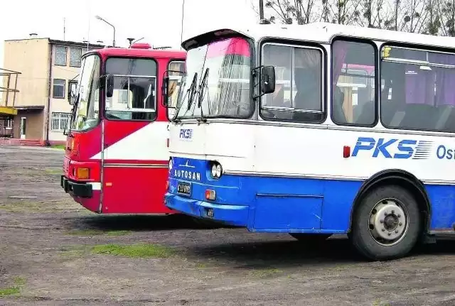 Tak kilka lat temu prezentowały się autobusy z floty PKS Ostrów Wielkopolski.