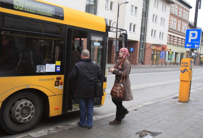 28.12.2011 gliwice autobus kzk gop przednie drzwi bilety...