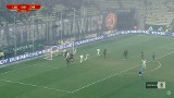 Skrót meczu Lechia Gdańsk - Chrobry Głogów 1:0. Jeden gol, ultrasi na długo przerwali widowisko [WIDEO]