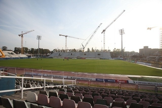 Stadion Górnika nadal jest w budowie