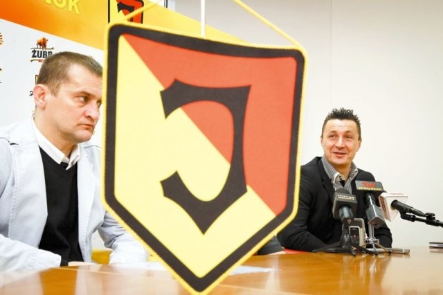(po lewej) i Tomasz Hajto mają już licencje.