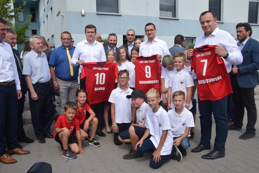 Premier Mateusz Morawiecki w Szkole Mistrzostwa Sportowego w...