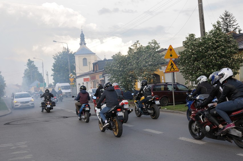 Na nabożeństwo zjechali motocykliści nie tylko z gminy...