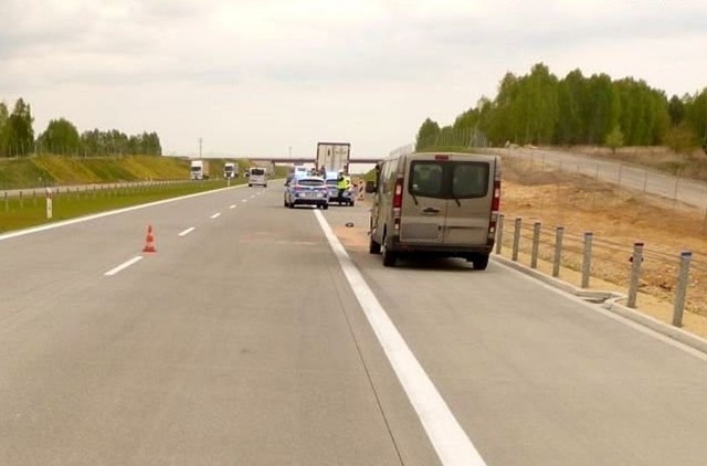 Do wypadku na autostradzie A1 doszło 29 kwietnia w okolicach miejscowości Biała