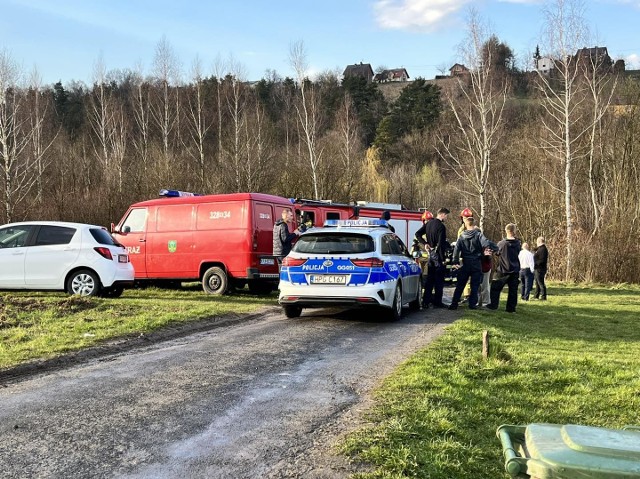 Wypadek w Grębynicach w gminie Zielonki