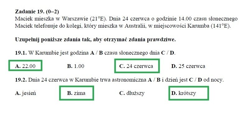 Egzamin gimnazjalny 2013 przyroda. Test z biologii, geografii, fizyki, chemii [ARKUSZE, ODPOWIEDZI]