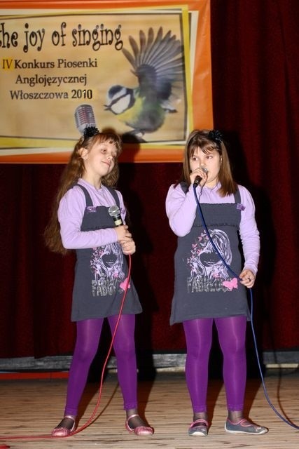 Dwie dziewczynki z Oleszna: Dominika Mulewicz (z lewej) i Katarzyna Szczepańska przeszły pomyślnie eliminacje wstępne we Włoszczowie i zobaczymy je w sobotnim konkursie.
