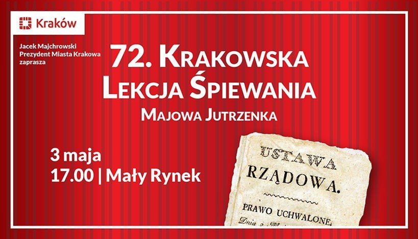 Majówka 2019. W Krakowie lekcja śpiewania, tym razem z biciem rekordu
