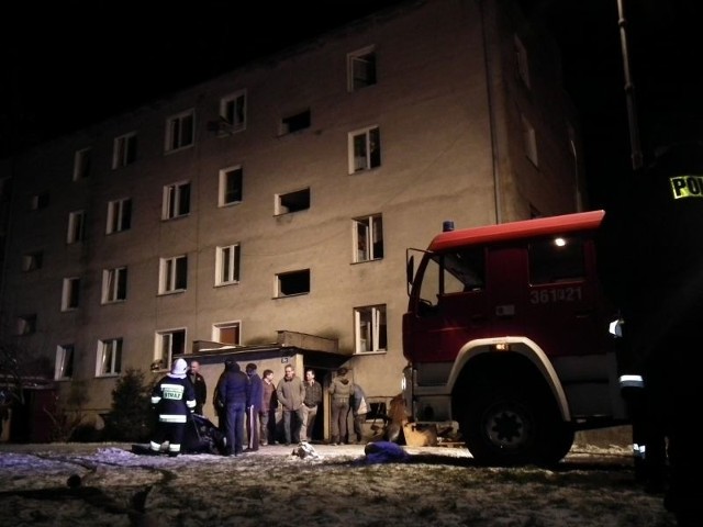Pożar wybuchł w budynku mieszkalnym w Gronowie.