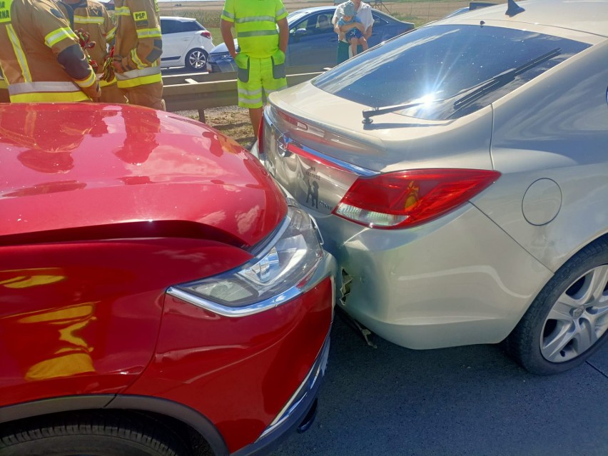 Wypadek na autostradzie A4 pod Wrocławiem 7.08.2022