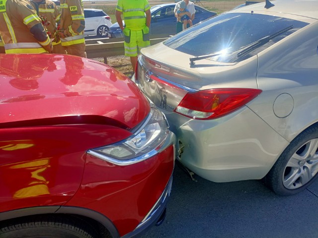 Wypadek na autostradzie A4 pod Wrocławiem 7.08.2022