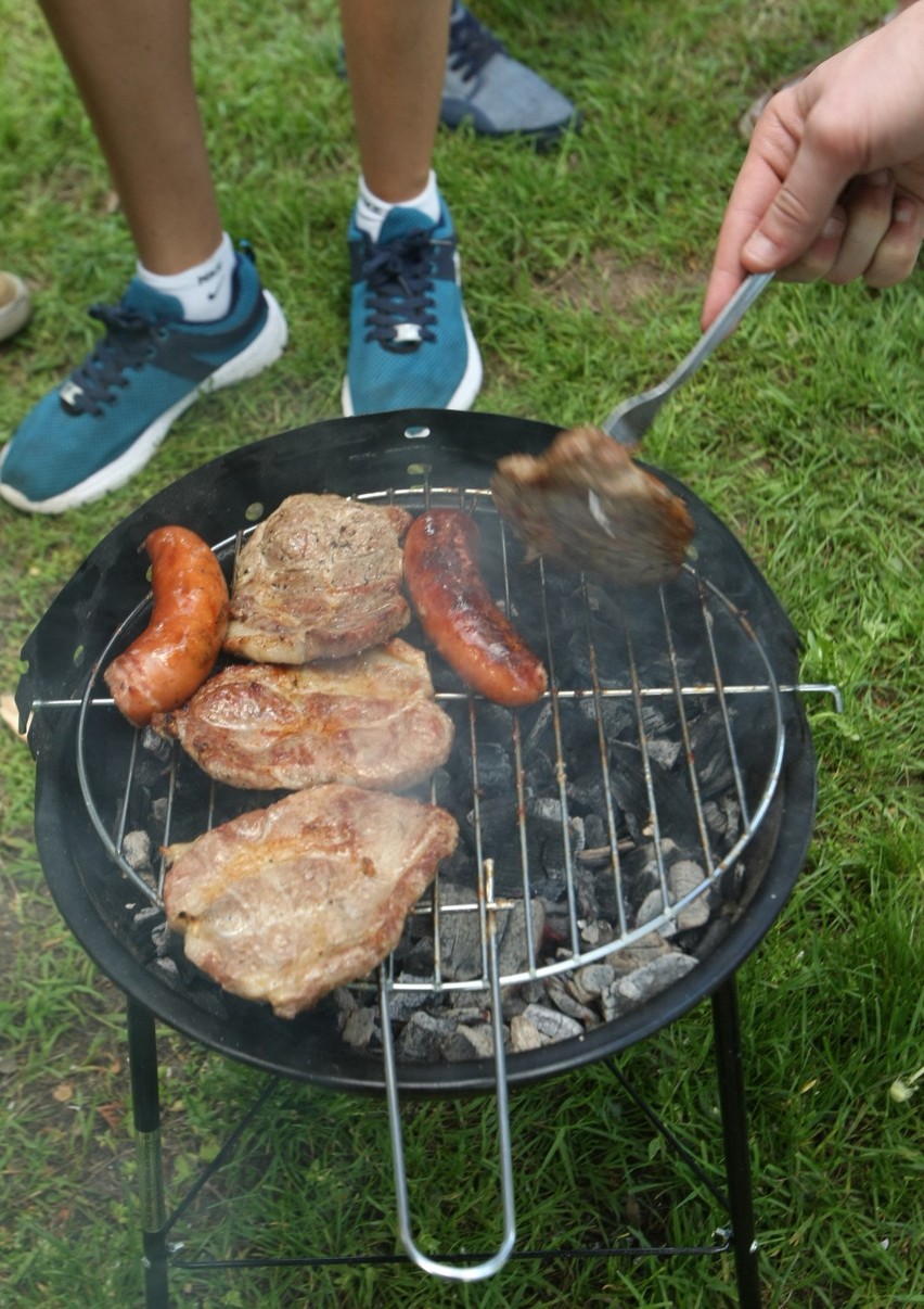 Wielkie grillowanie na tzw. Wittigowie, czyli w miasteczku...